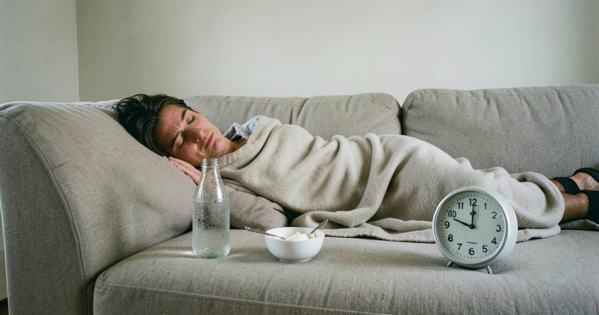 Bebí agua, comí bien y dormí una siesta de cinco horas. ¿Por qué sigo hecho polvo? Separando inicio de resfriado, inercia del sueño, tensión cervical y fatiga de las apps de citas